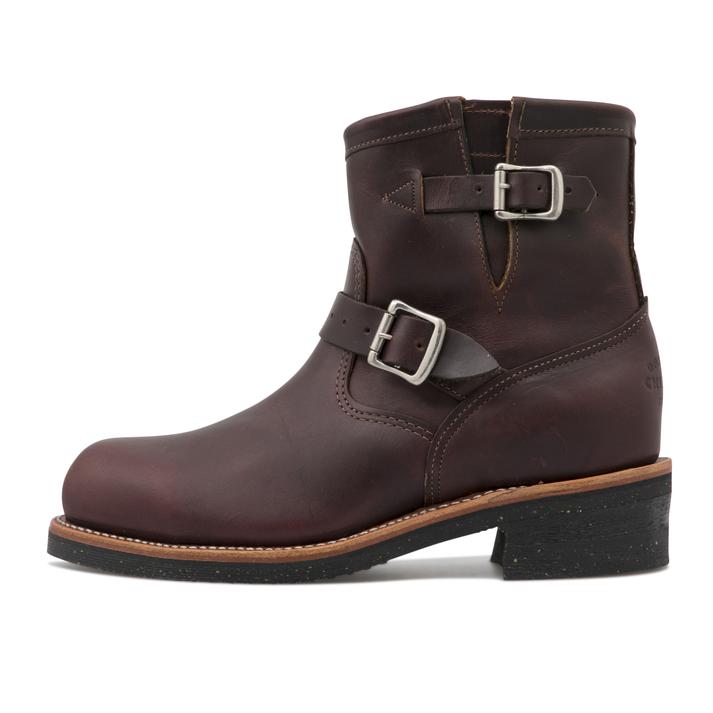 7.5E 中古 白タグ】Chippewa チペワ エンジニア 27863 黒 ブラック 