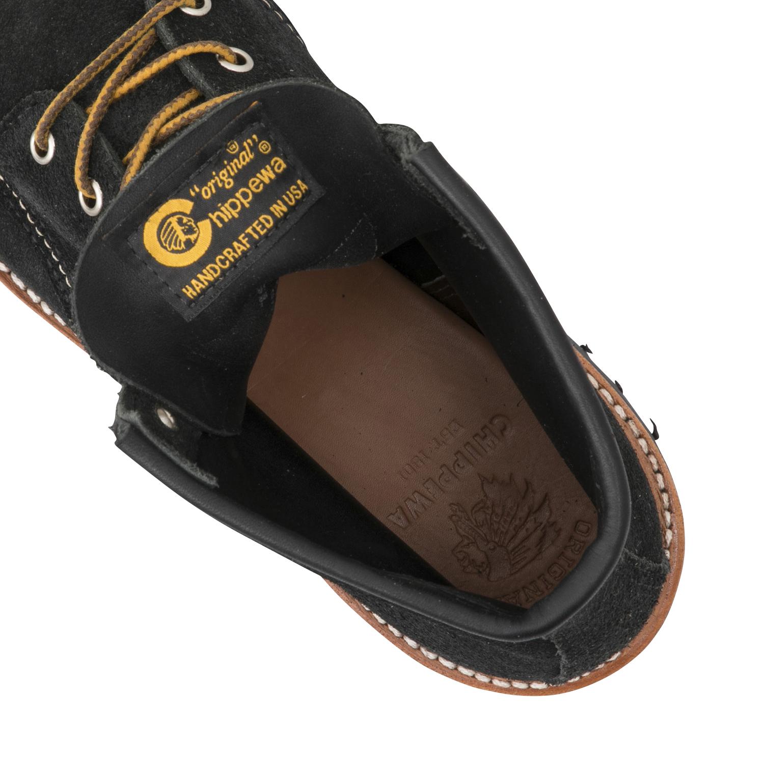 美品CHIPPEWA チペワ モックトゥ ラギッド フィールド ブーツ 黒 8D Dead stock デッドストック vintage ヴィンテージ CHIPPEWA