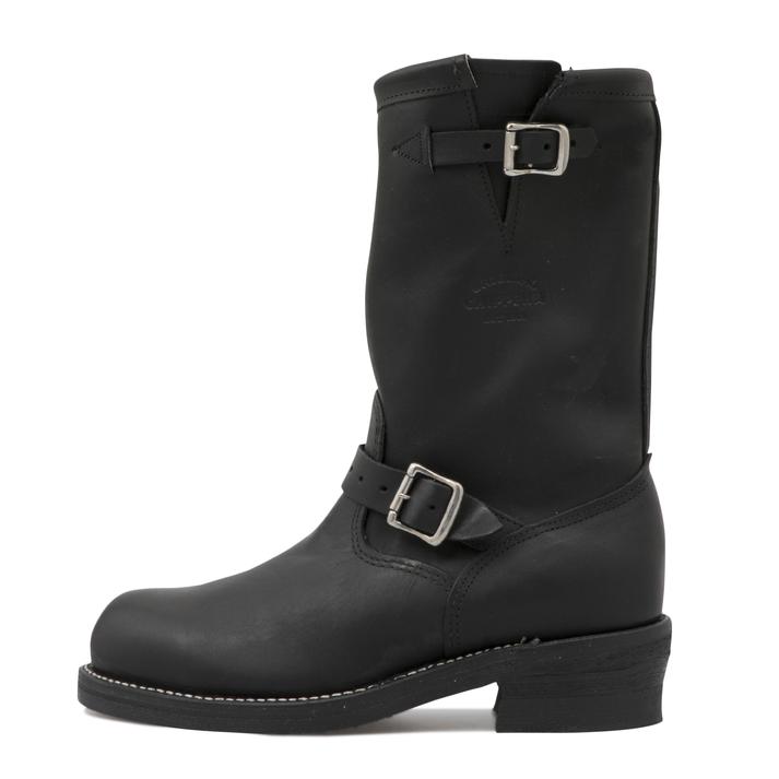 REDWING エンジニアブーツ 黒 レザー 2バックル 27cm（エンジニア 