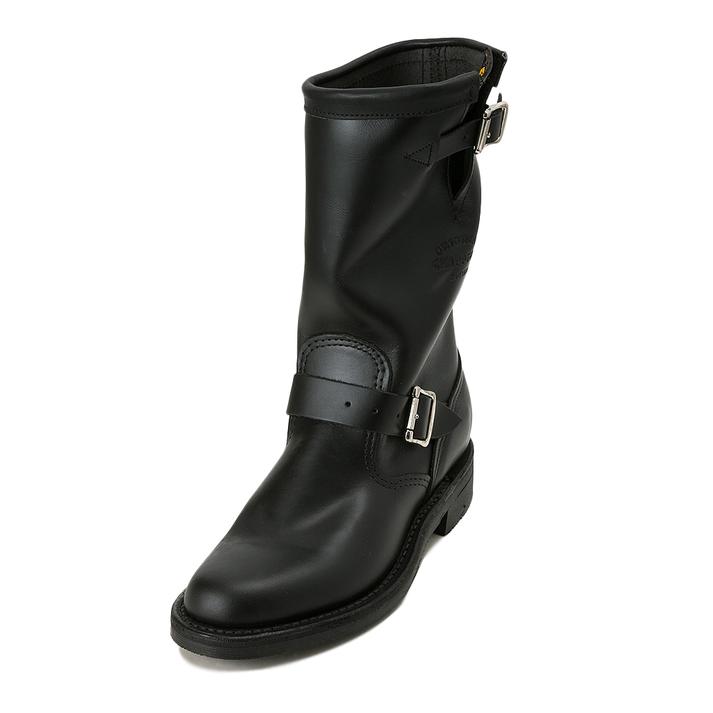 新品 チペワ オイルドレザー レースアップ サービス ブーツ 黒 25.5 ①  