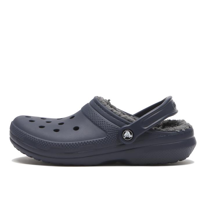 yz ycrocsz NbNX CLASSIC LINED CLOG ycrocsz NbNX classic lined cl 203591-459 NAVY/CHARCOAL 25cm