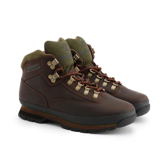 yz yTimberlandz eBo[h EURO HIKER LEATHER yTimberlandz eBo[h EURO HIK 95100 BROWN 10(28cm)