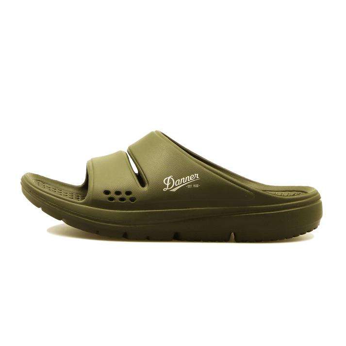 yz yDANNERz _i[ MIZUGUMO SLIDE ~YO XCh D823001 OLIVE 5(23cm)