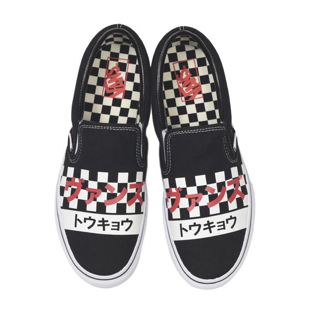 VANS】 ヴァンズ SLIP ON スリッポン トウキョウ V98 TOKYO BLACK 