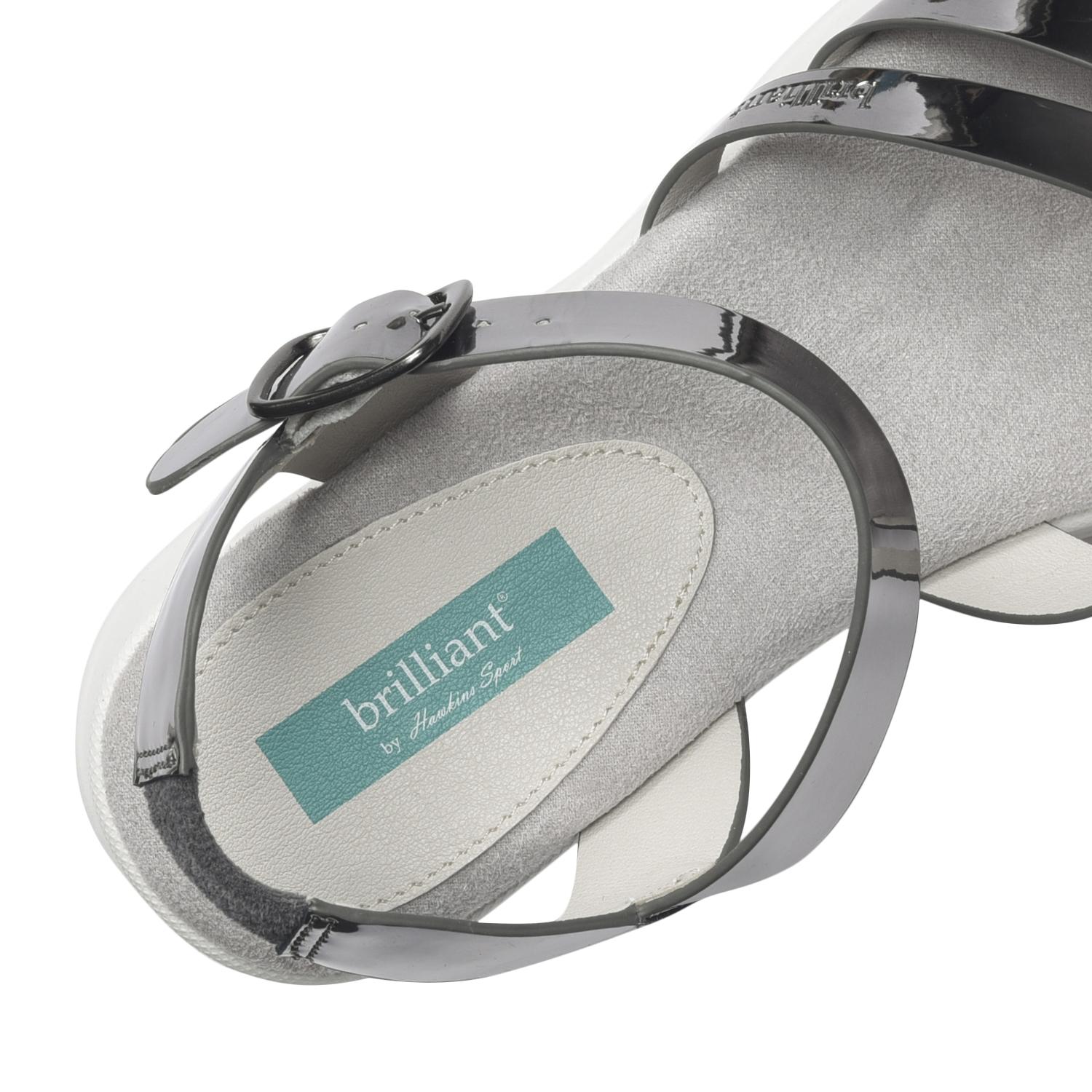 レディース Hawkins ホーキンス Bl Arianna 5 ブリリアント サンダル Hw Gunmetal Abc Mart 公式通販