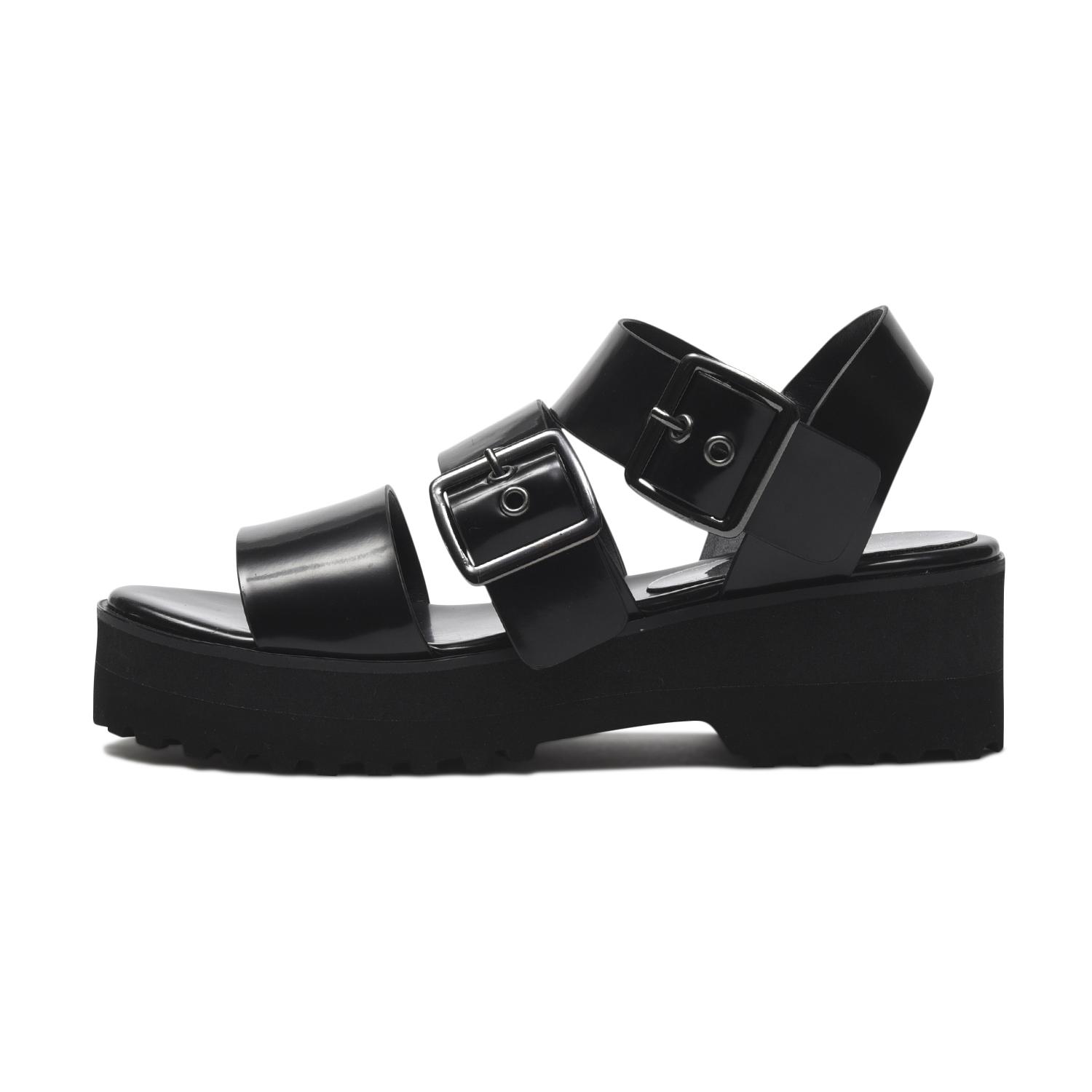 レディース Nuovo ヌオーヴォ Tn Three Belt 5 スリーベルト サンダル Nc Black Abc Mart Shopping Service Lighted Hk