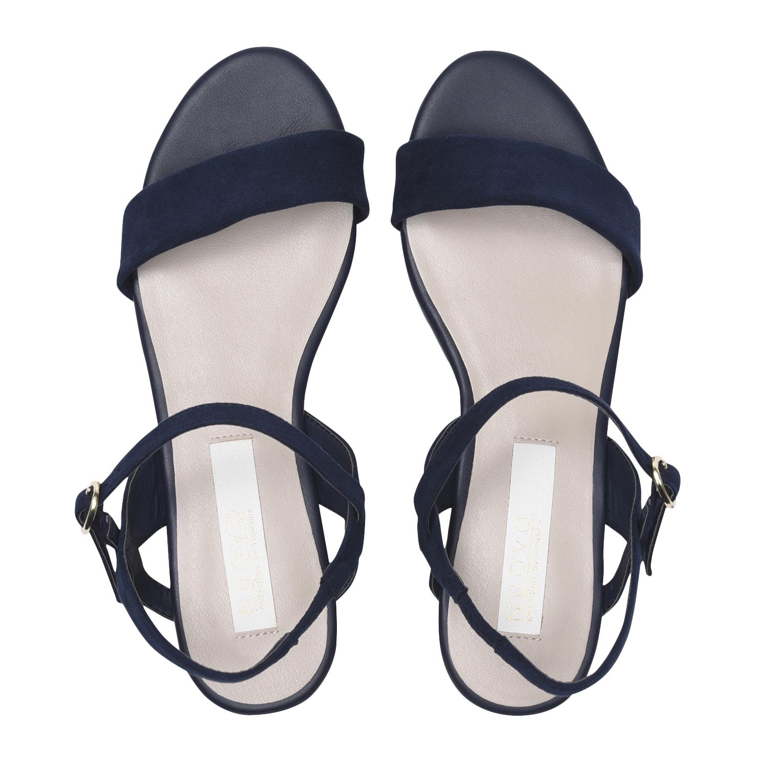 レディース Nuovo ヌオーヴォ Lo Wedge St 2 5 ストラップ サンダル Ne S Navy Abc Mart 公式通販