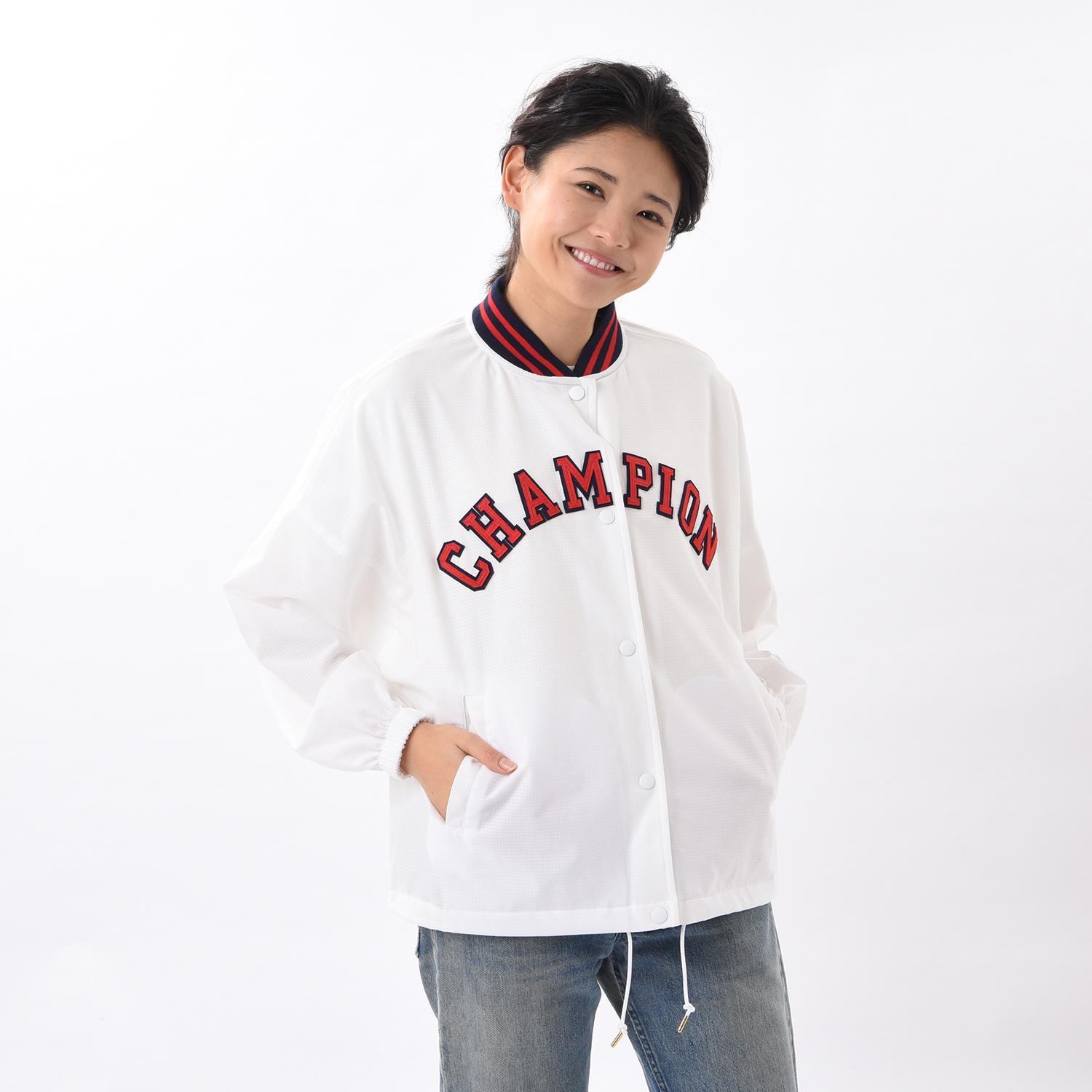 レディース Champion チャンピオン W スナップジャケット アウター Cw Rsc04 ホワイト Abc Mart 公式通販 レディース Champion チャンピオン W スナップジャケット アウター Cw Rsc04 ホワイト Abc Mart 公式通販