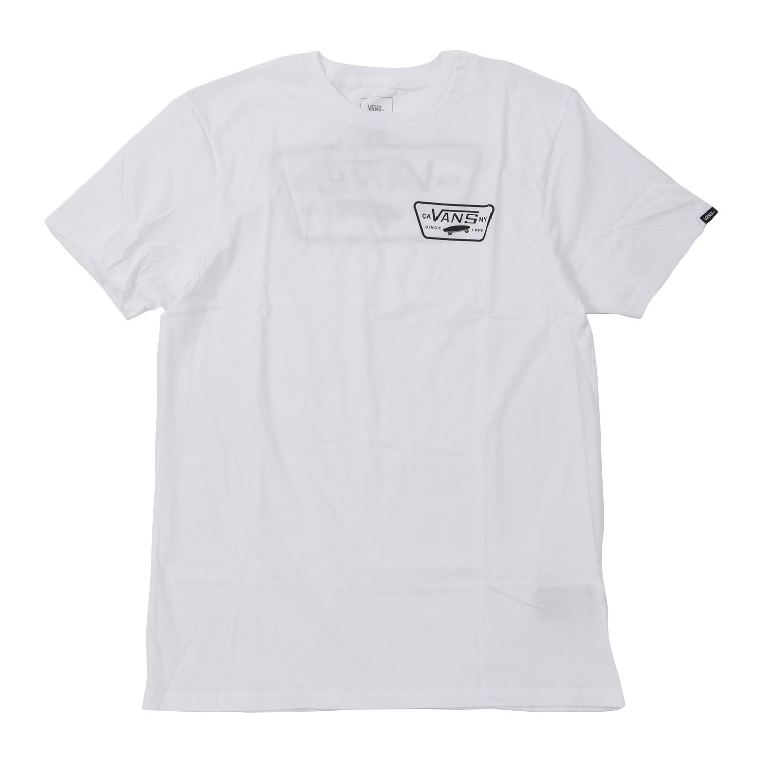 ショートスリーブtシャツ Vans ヴァンズ Full Patch Back Ss ショートスリーブtシャツ Vn0a3h5kyb2 White Black Abc Mart 公式通販