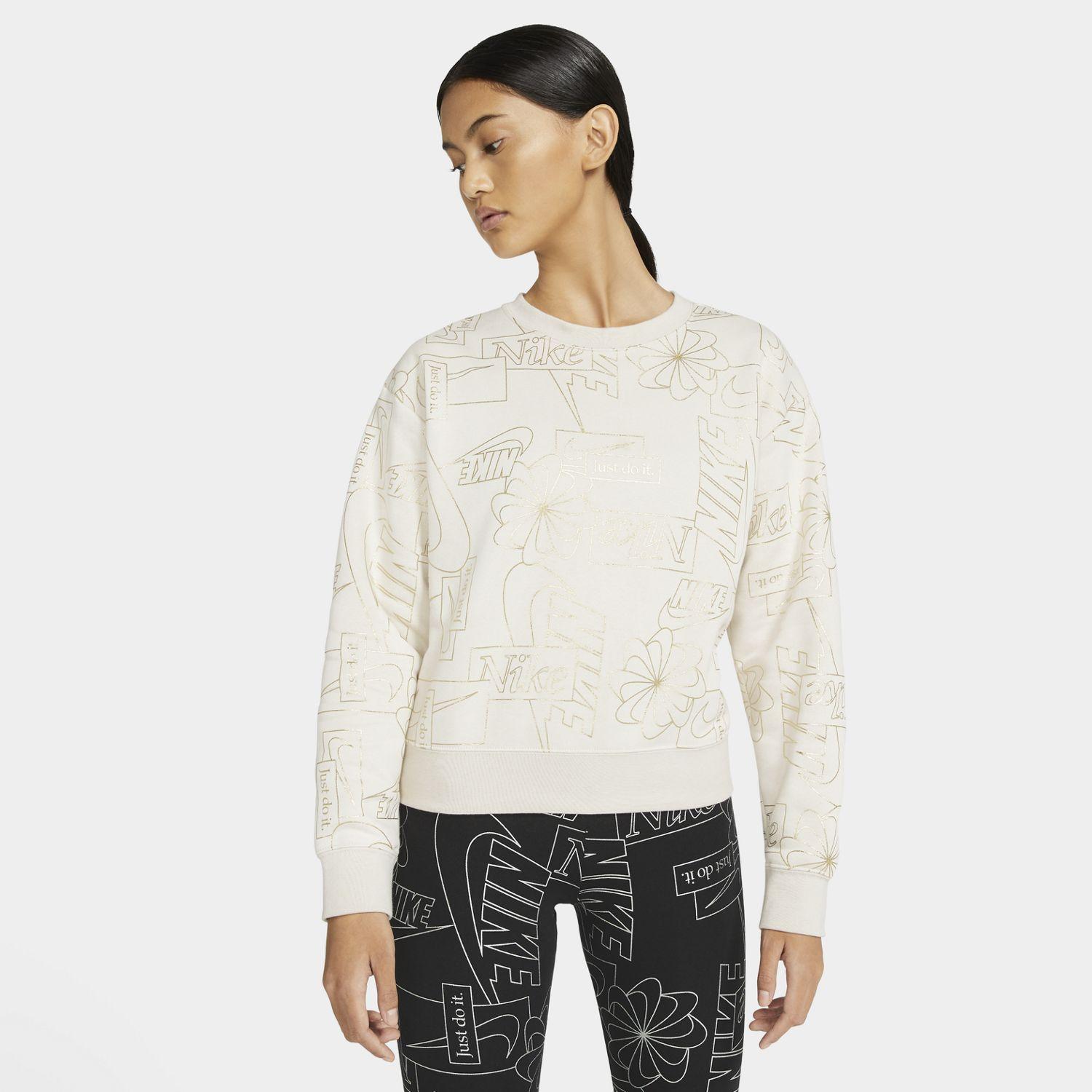 Nike ナイキ As W Nsw Icn Clsh Flc Aop Top アイコン クラッシュ フリース ａｏｐ トップ Cz1869 104ltowbr Abc Mart 公式通販