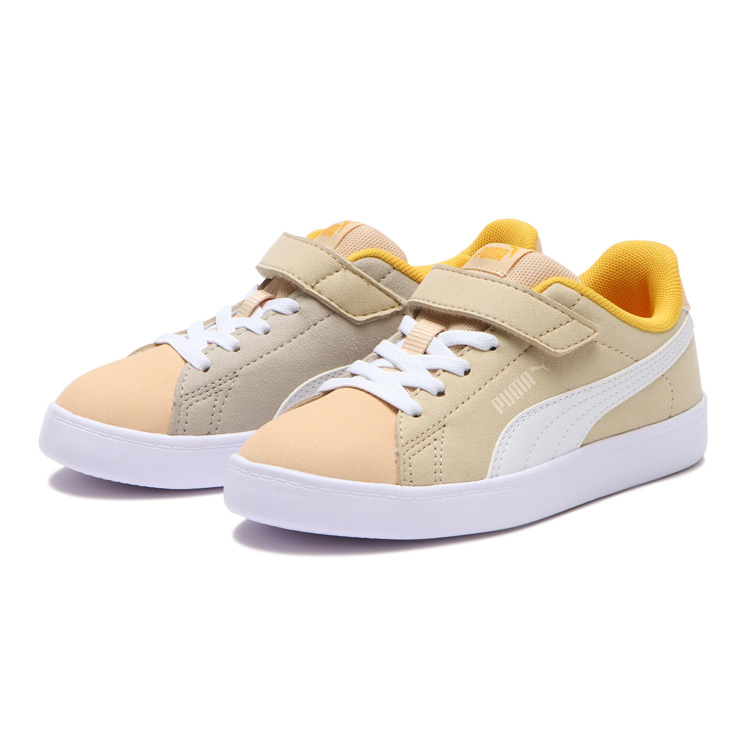 キッズ Puma プーマ 17 21courtflex V2 S Suede Ps コートフレックス S スウェード Ps 3731 Abc Mart限定 04pebble Peyot Abc Mart 公式通販