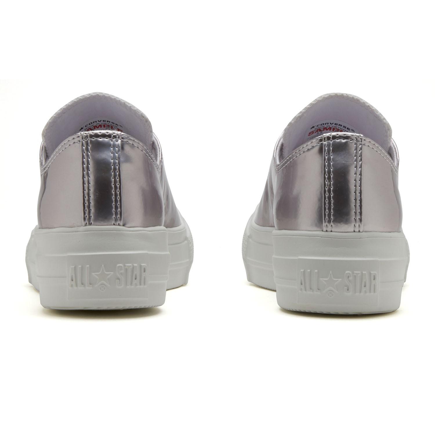【CONVERSE】 コンバース AS LIGHT PLTS HOLOGRAM OX オールスター ライト PLTS ホログラム OX 31303640 SILVER 【CONVERSE】 コンバース AS LIGHT PLTS HOLOGRAM OX オールスター ライト PLTS ホログラム OX 31303640 SILVER