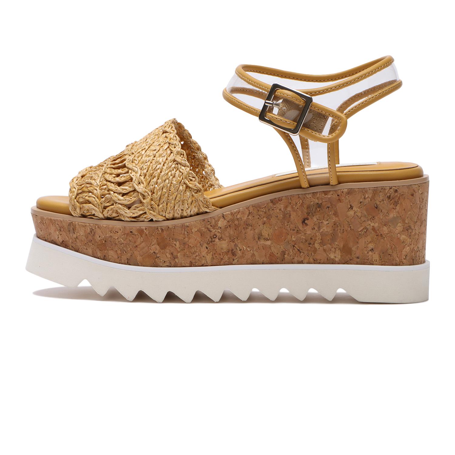 レディース Nuovo ヌオーヴォ Raffia Snd 7 5 ラフィアサンダル ７ ５ Nc Mustard Abc Mart 公式通販