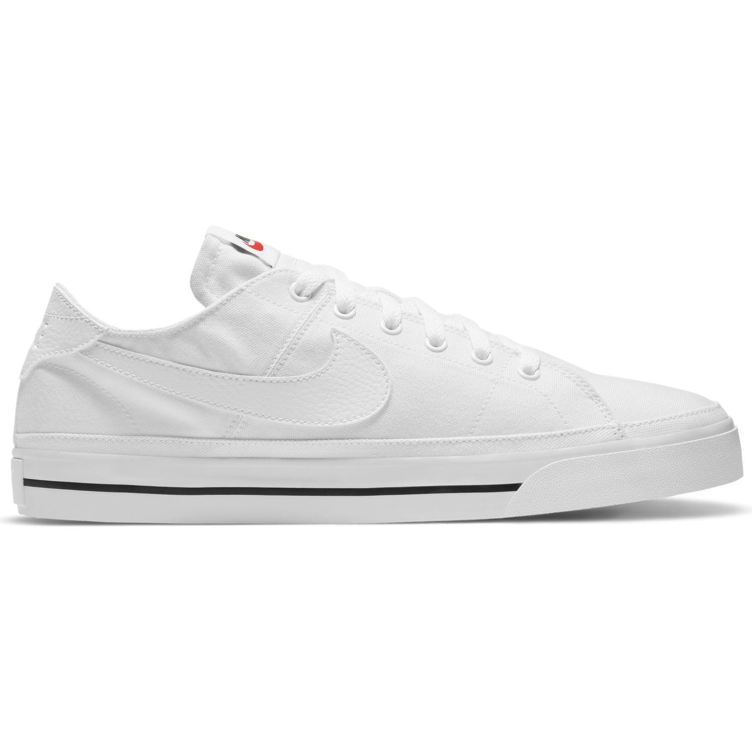 Nike ナイキ Court Legacy Cnvs コート レガシー キャンバス Mcw6539 100wht Wht Abc Mart 公式通販