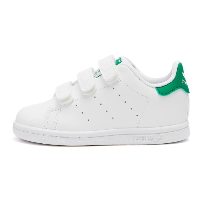 yz xr[ yADIDASz AfB_X 12-16 STAN SMITH CF I X^X~X FX7532 FWWT/FWWT/GRN 16cm
