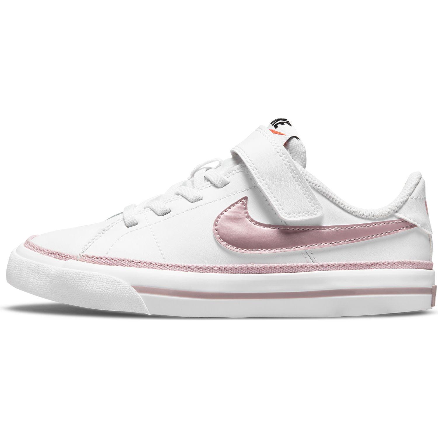 キッズ Nike ナイキ 17 22court Legacy Psv コート レガシー Psv Kda5381 110white Pnkglz Abc Mart 公式通販