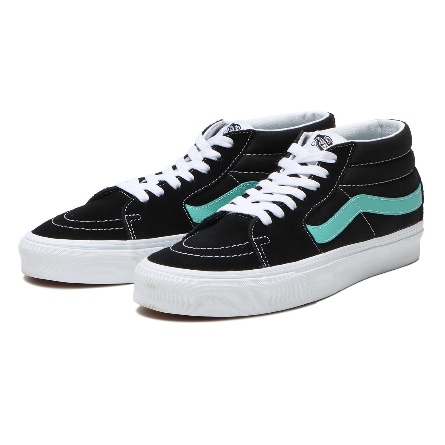 VANS】 ヴァンズ SK8-MID スケートミッド VN0A3WM34FV (C.SPT)BK/WATER | ABC-MART 【公式通販】