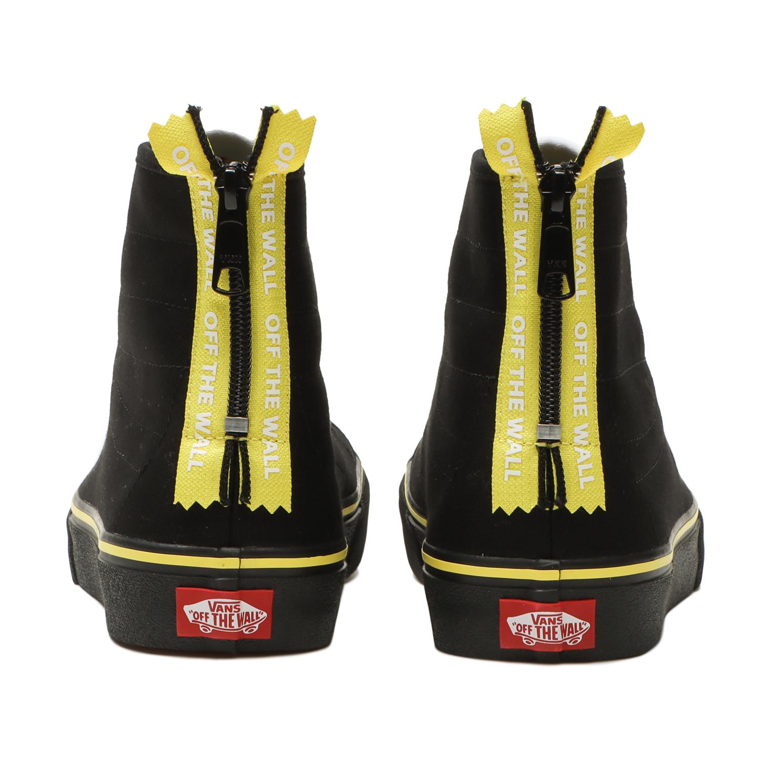 【VANS】 ヴァンズ SK8-HI DECON DX ZP スケートハイデコンDXジップ V38CL+DECON ZIP BLACK/YELLOW 【VANS】 ヴァンズ SK8-HI DECON DX ZP スケートハイデコンDXジップ V38CL+DECON ZIP BLACK/YELLOW