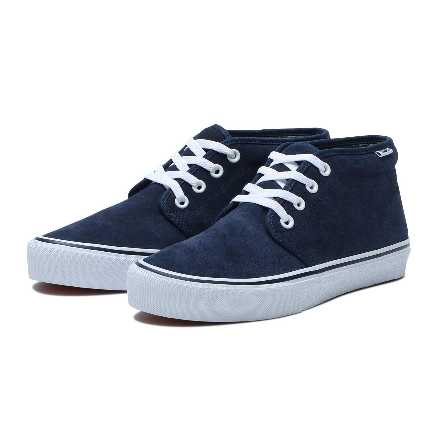 VANS】 ヴァンズ CHUKKA チャッカ V49CF SUEDE NAVY/WHITE | ABC-MART