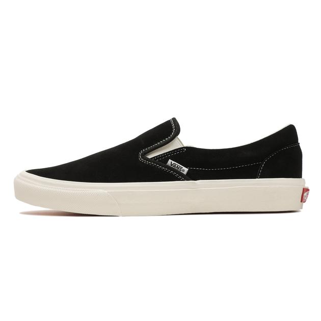 VANS】 ヴァンズ SLIP ON スリッポン V98CF SUEDE BLACK/WHITE | ABC 