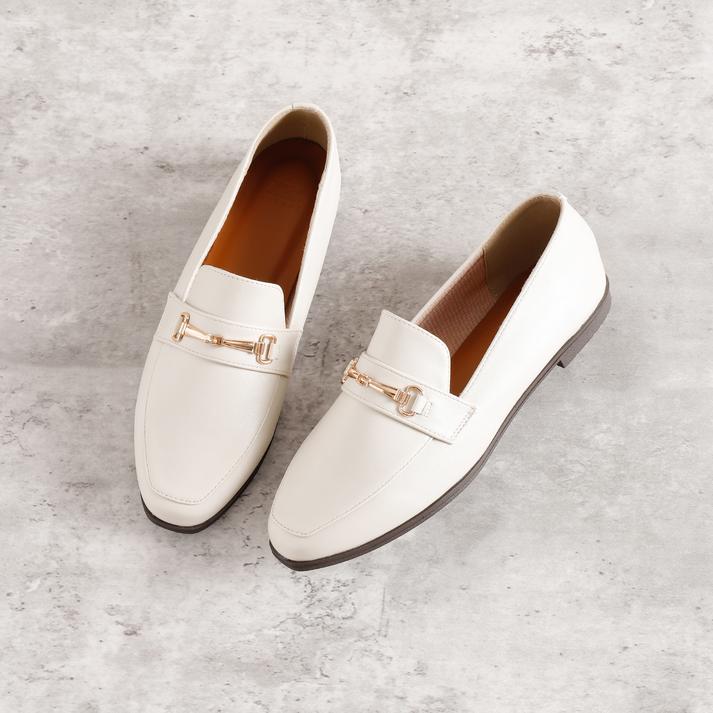 fB[X yABC SELECTz G[r[V[ZNg BIT LOAFER 1.5 rbg[t@[ 1.5 W5005 IVORY XS(22cm)