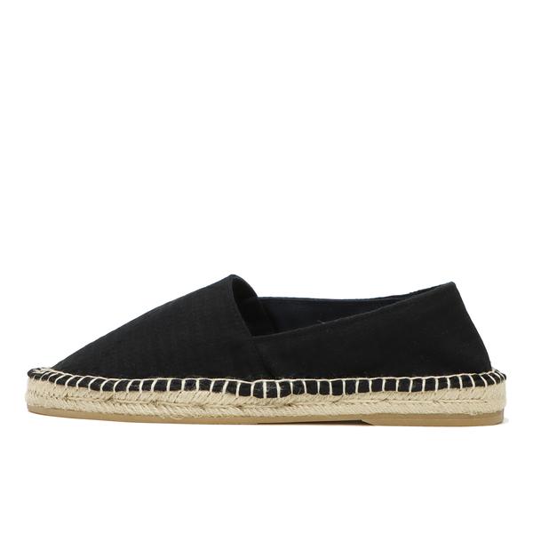 PORTER CLASSIC エスパドリーユ (メンズ) サシコ ストレッチ ブラック 26cm