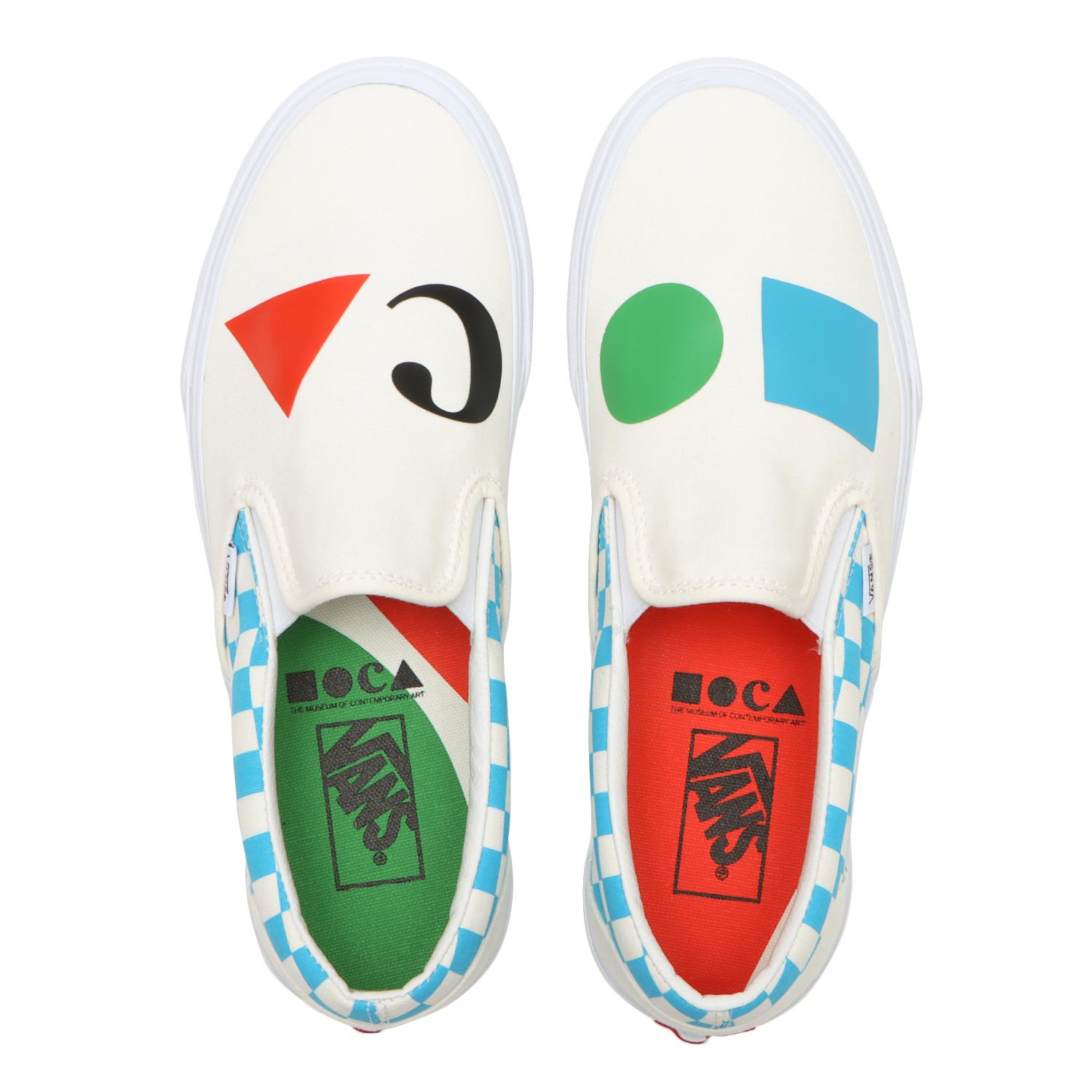 【VANS】 ヴァンズ CLASSIC SLIP-ON クラシックスリッポン VN000XG88MY (MOCA)LOGO/CYAN 【VANS】 ヴァンズ CLASSIC SLIP-ON クラシックスリッポン VN000XG88MY (MOCA)LOGO/CYAN
