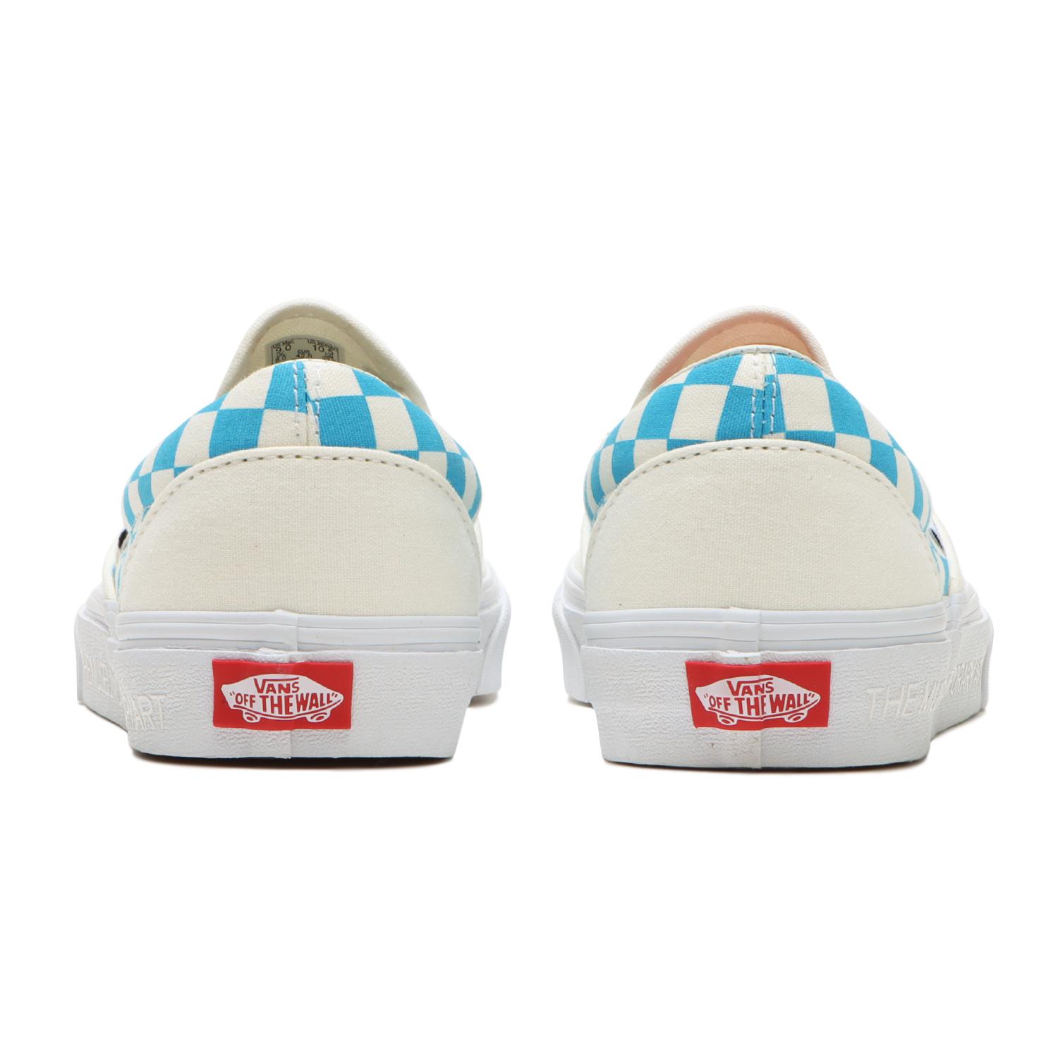 【VANS】 ヴァンズ CLASSIC SLIP-ON クラシックスリッポン VN000XG88MY (MOCA)LOGO/CYAN 【VANS】 ヴァンズ CLASSIC SLIP-ON クラシックスリッポン VN000XG88MY (MOCA)LOGO/CYAN