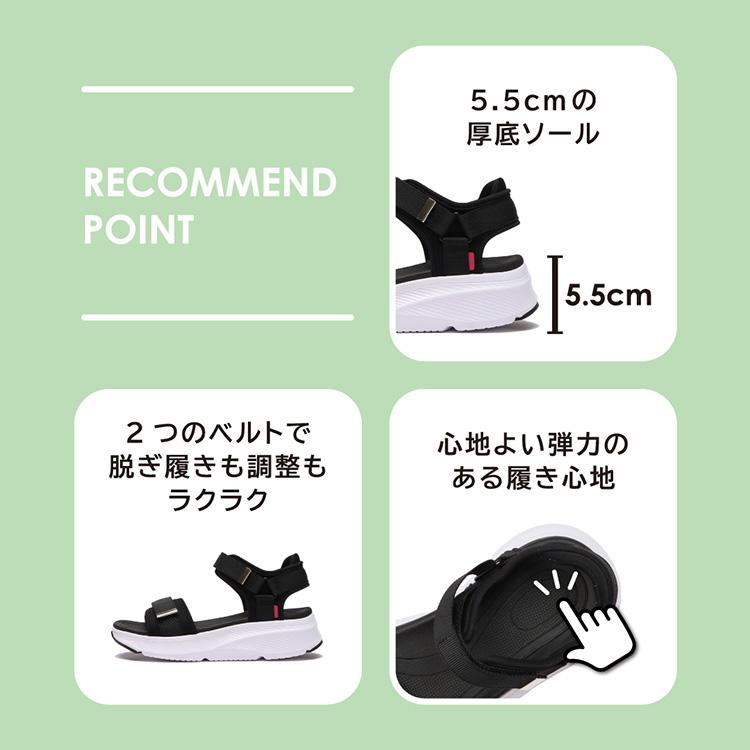 ABC様 レディース 【ABC SELECT】 エービーシーセレクト 2BELT SANDAL 2
