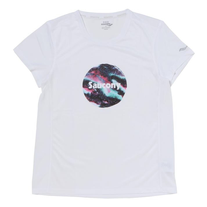 Saucony �����j���O�V���c WHITE