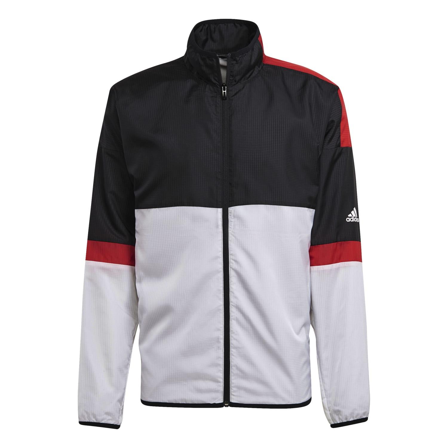 adidas】 アディダス M WINDBREAK WARM アウター HF7056 WHT/BLK/SCAR