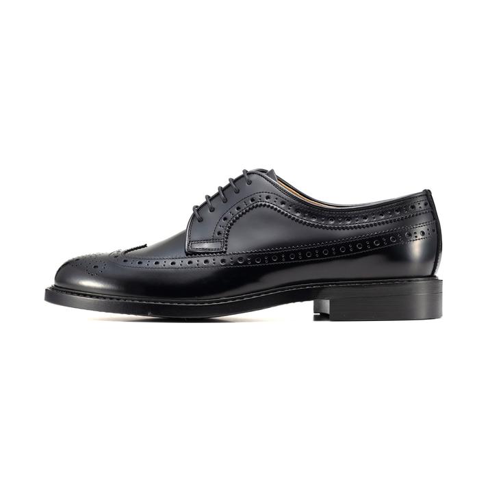 yz yHARUTAz n^ WINGTIP LACE-UP ECO`bv [XAbvV[Y 710 BLACK 27.5cm