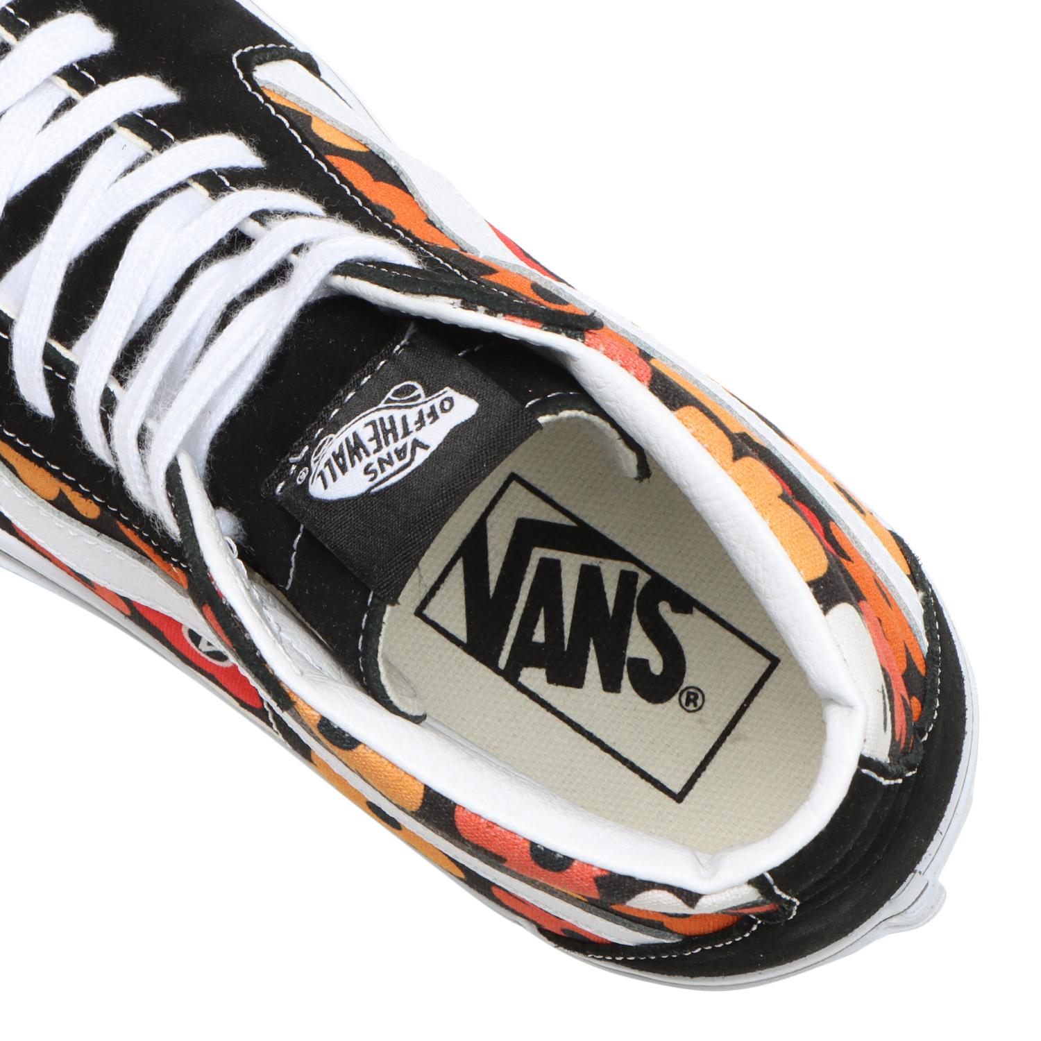 VANS】 ヴァンズ SK8-HI スケートハイ VN000D5IBML FLOWER BK