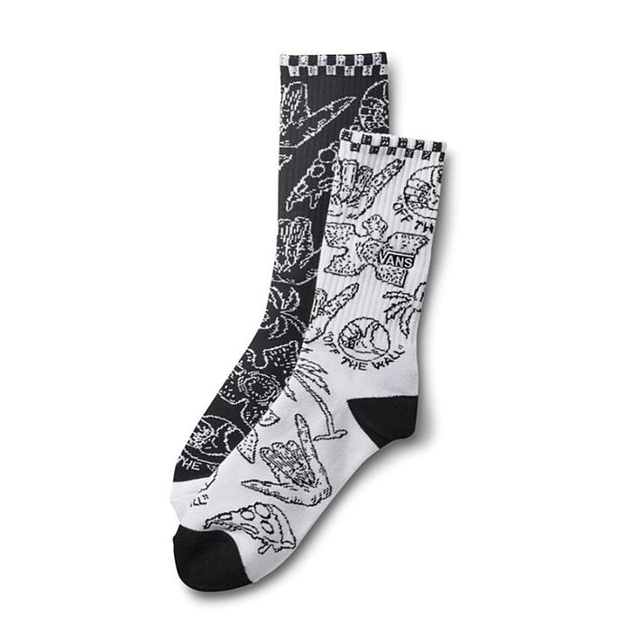 VANS �\�b�N�X BLACK-WHITE