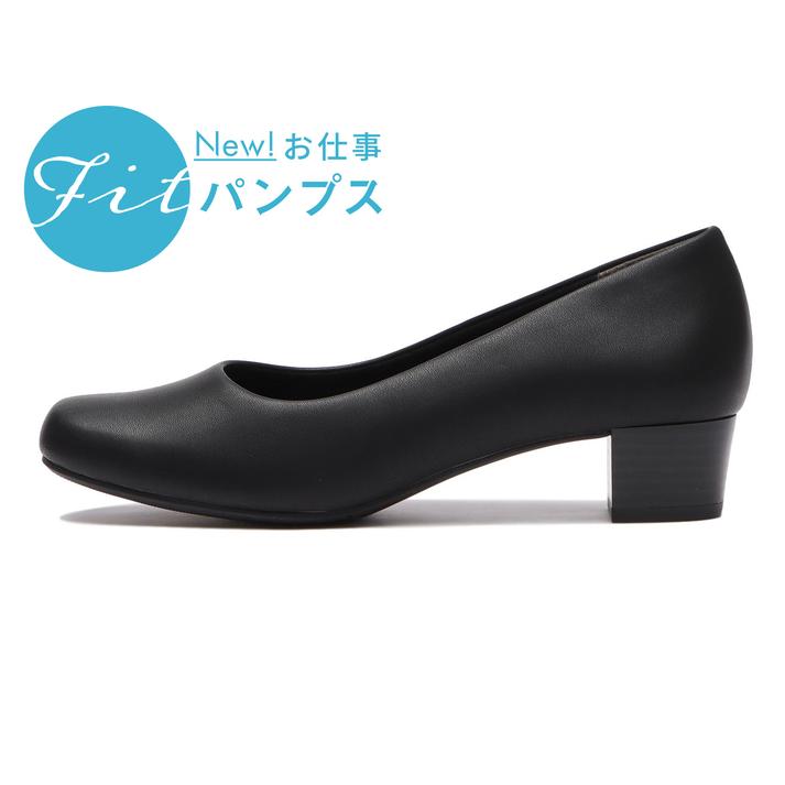 yz fB[X yABC SELECTz G[r[V[ZNg PLAIN PUMPS 3.5 v[ pvX 3.5 W5008 BLACK 23.5cm