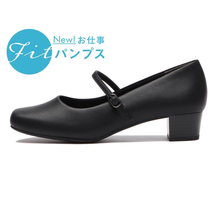 yz fB[X yABC SELECTz G[r[V[ZNg STRAP PUMPS 3.5 Xgbv pvX 3.5 W5009 BLACK 24cm