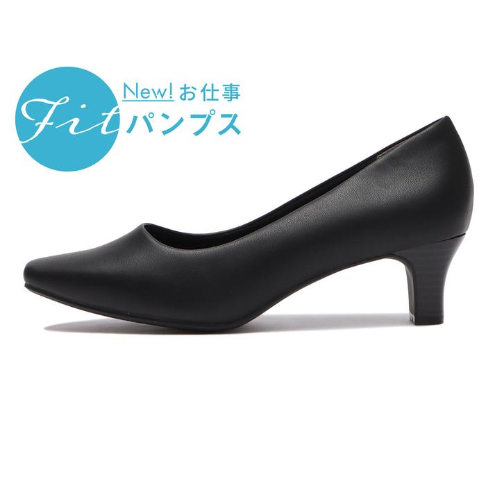 yz fB[X yABC SELECTz G[r[V[ZNg PLAIN PUMPS 5.5 v[ pvX 5.5 W5010 BLACK 25cm