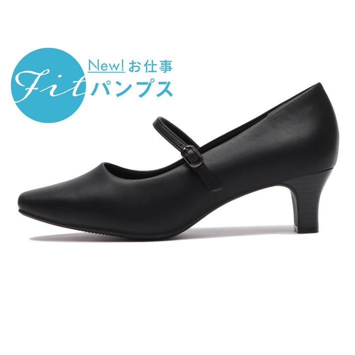 yz fB[X yABC SELECTz G[r[V[ZNg STRAP PUMPS 5.5 Xgbv pvX 5.5 W5011 BLACK 22cm
