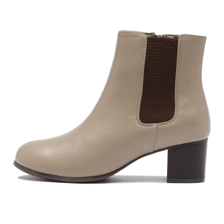 �y���������z ���f�B�[�X �yABC SELECT�z �G�[�r�[�V�[�Z���N�g SIDE GORE 5.5 �q�[���T�C�h�S�A�u�[�c 5.5 W3009 TAUPE L(24cm-)