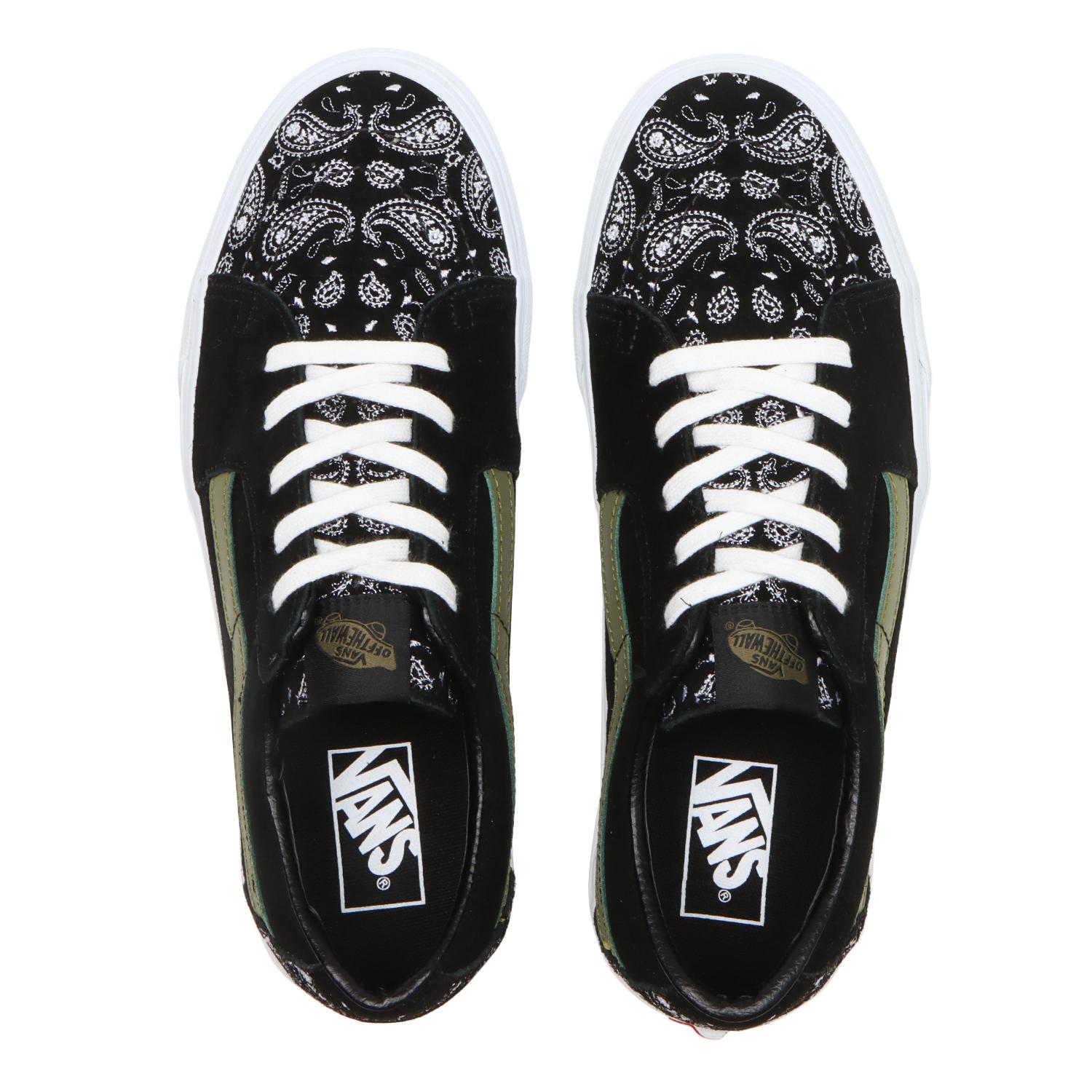 VANS】 ヴァンズ SK8-LOW スケートロー VN0A5KXDBLK PAISLEY BLK | ABC