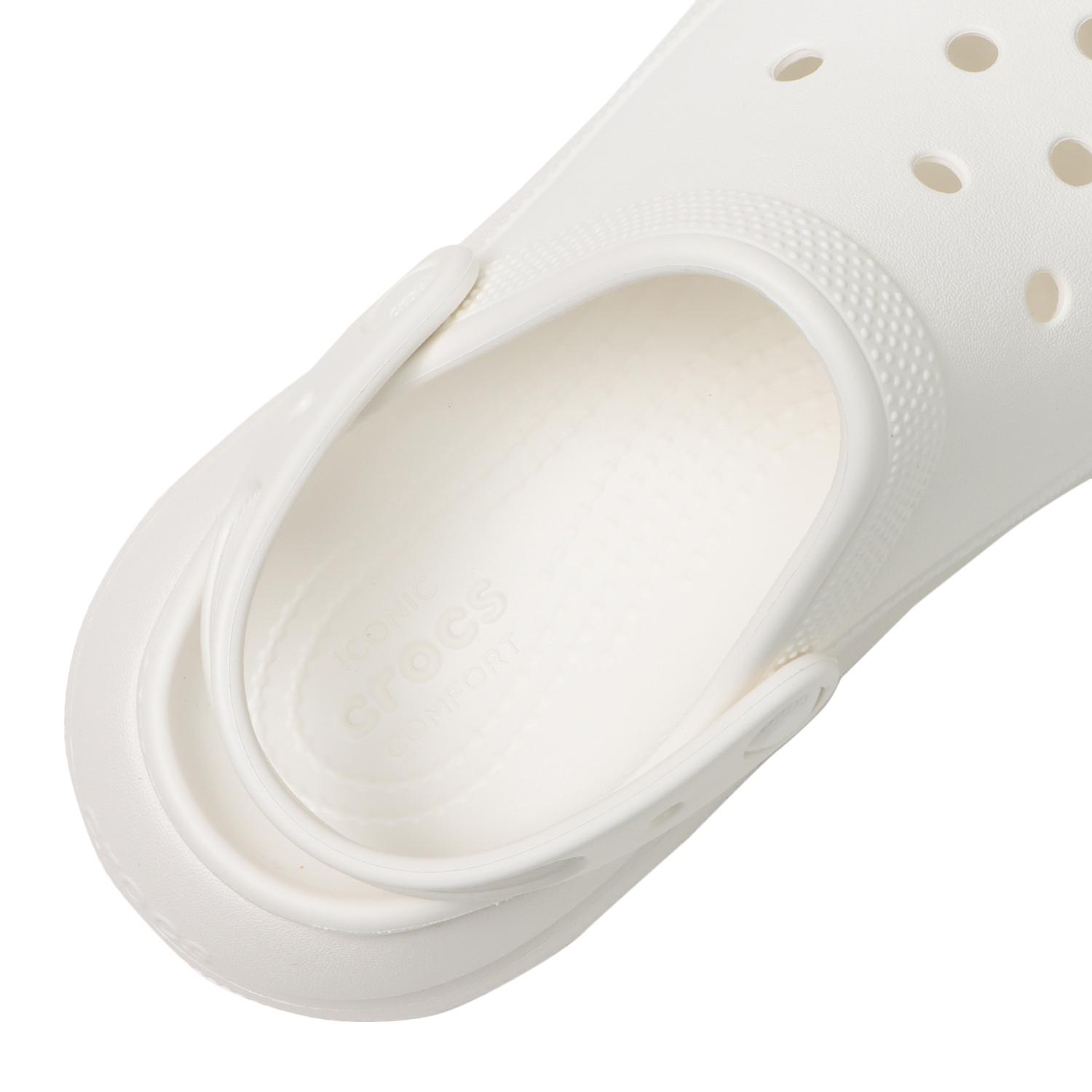 crocs】 クロックス CRUSH CLOG クラッシュ クロッグ 207521-100 WHITE