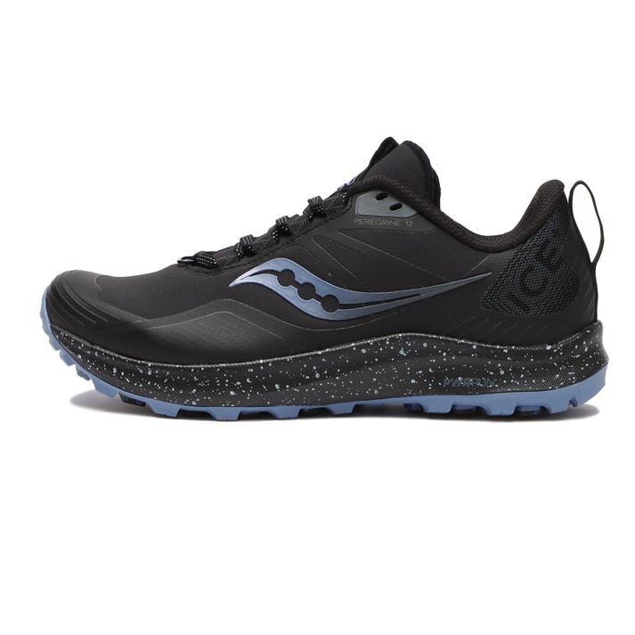 Saucony ウィメンズ ペレグリン アイス＋ 3 BLACK/SUMMIT