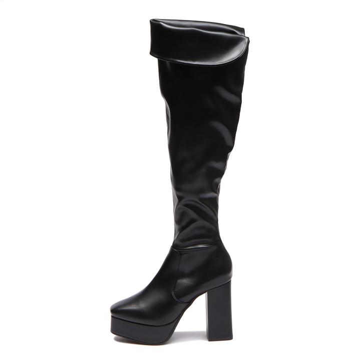 �y���������z ���f�B�[�X �yJOLI ENCORE�z �W�����[ �A���R�[�� ST KNEE BT 11 �X�g���b�`�j�[�n�C�u�[�c 11 JE86002 BLACK S(22.5-23cm)