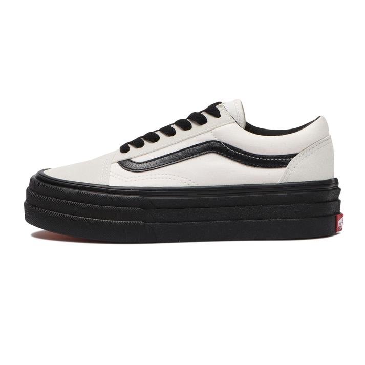 yz yVANSz @Y OLD SKOOL 3SOLE I[hXN[ 3\[ V36CF 3SOLE WHITE/BLACK 7(25cm)