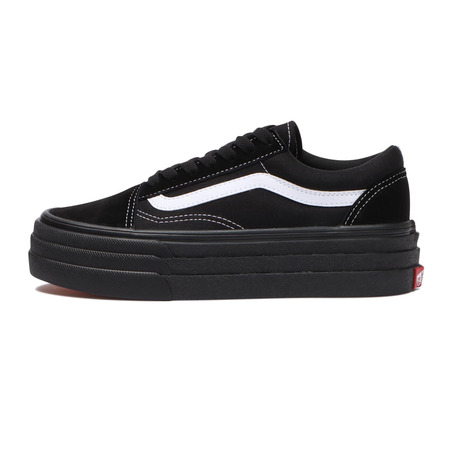 VANS ヴァンズ OLD SKOOL 3SOLE オールドスクール 3ソール ローカットスニーカーシューズ ブラック US10/28cm V36CF3SOLE VANS】 ヴァンズ OLD SKOOL 3SOLE オールドスクール 3ソール V36CF