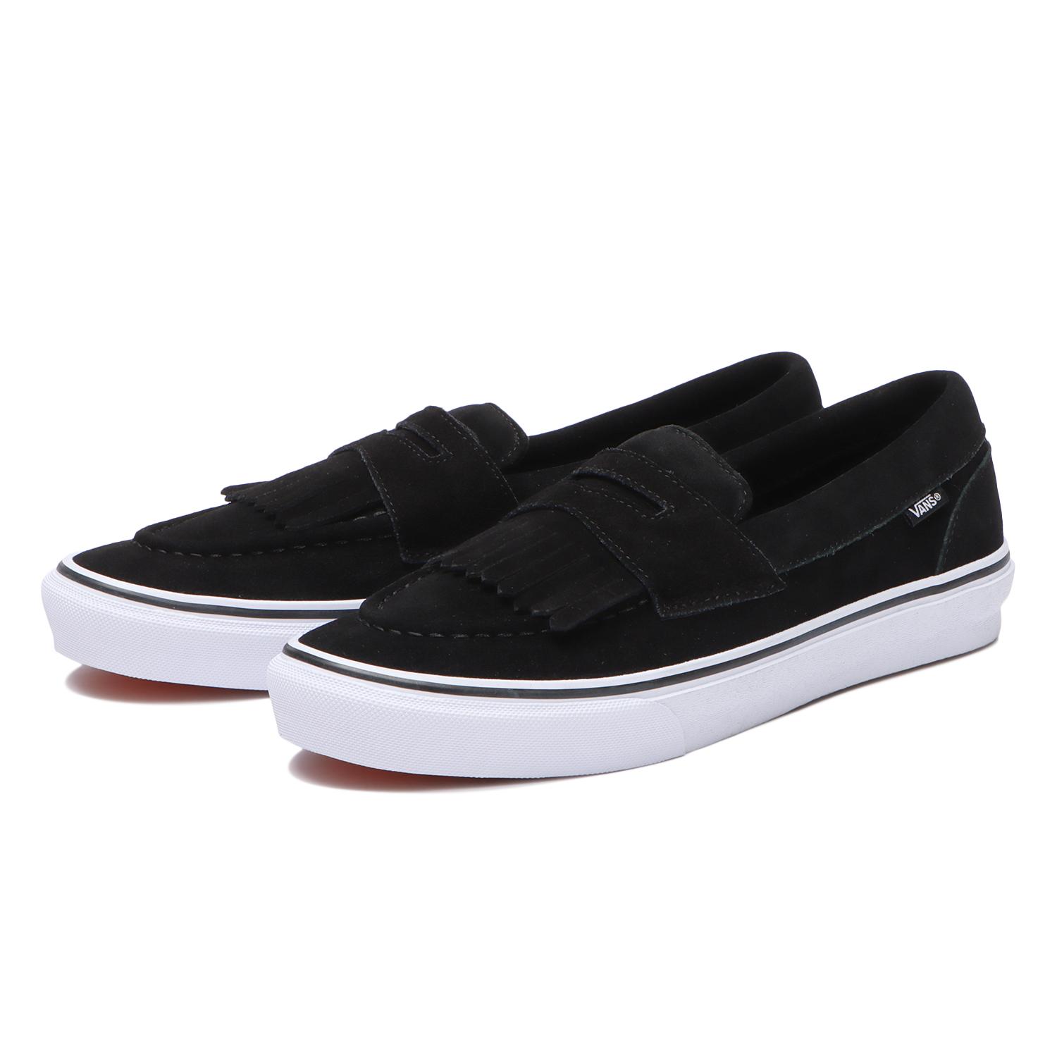 VANS】 ヴァンズ LOAFER ローファー V196CF BLACK/WHITE | ABC