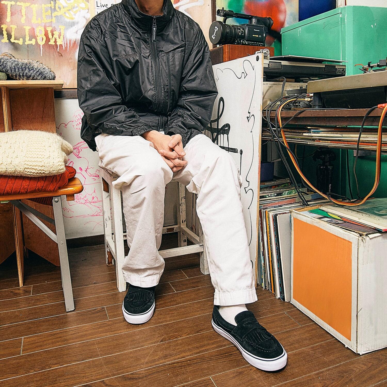 VANS】 ヴァンズ LOAFER ローファー V196CF BLACK/WHITE | ABC