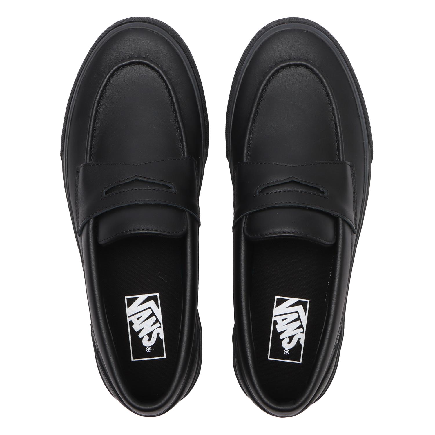 新品　VANS V196CF LOAFER ローファー 30cm BLACK VANS】 ヴァンズ LOAFER ローファー V196CF BLACK/WHITE | ABC