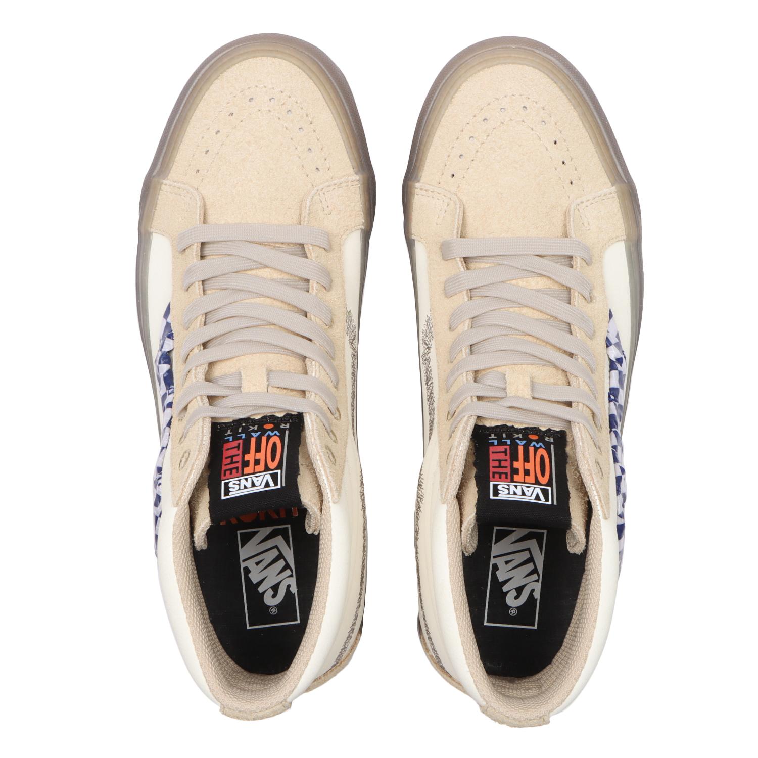 小物 m.sK8 Little Kids Sk8-Mid Reissue V Corduroy Shoe in Blue / Gum | Vans