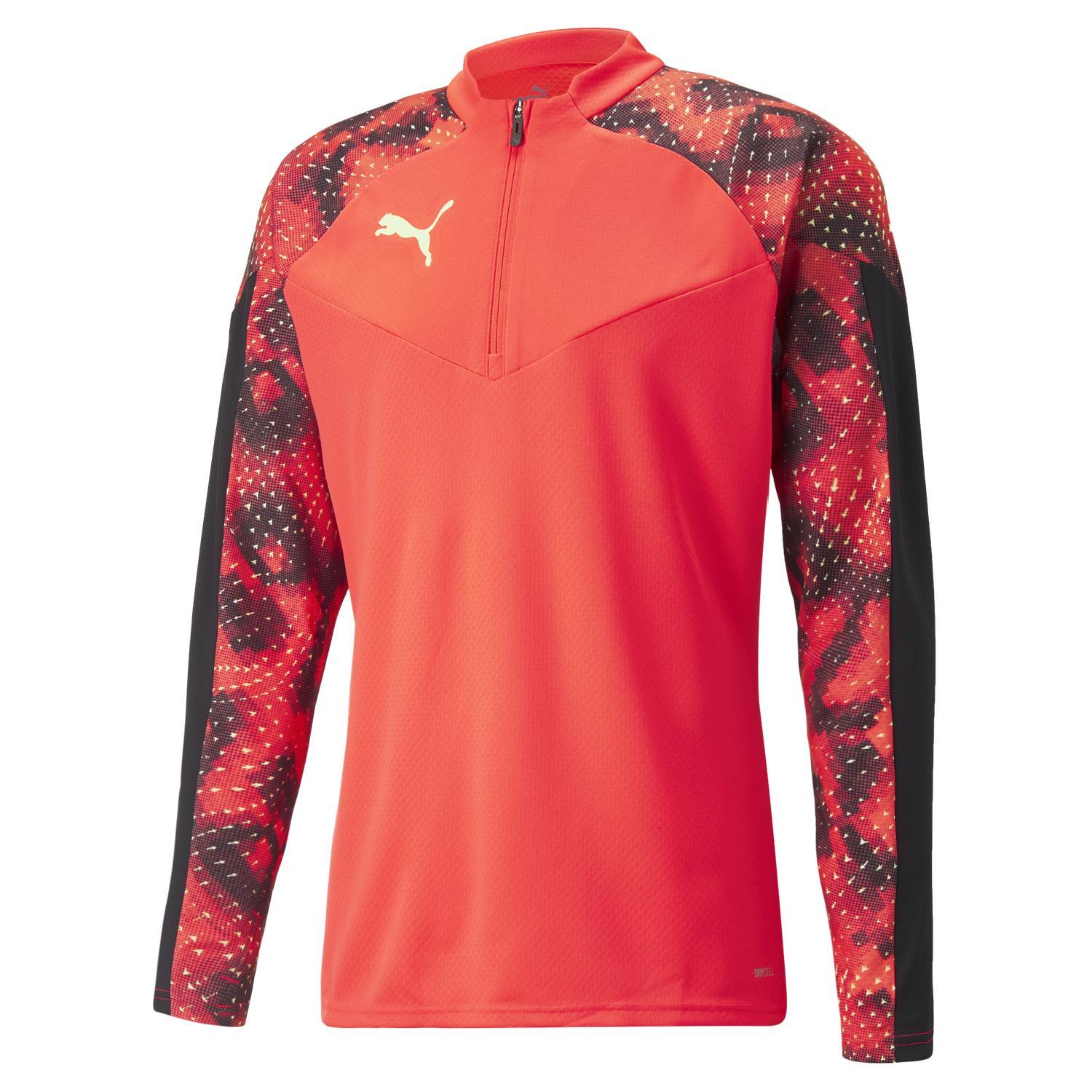 PUMA】 プーマ M IF WC 1/4 ZIP TOP ロングスリーブ 658246 48F.CORAL
